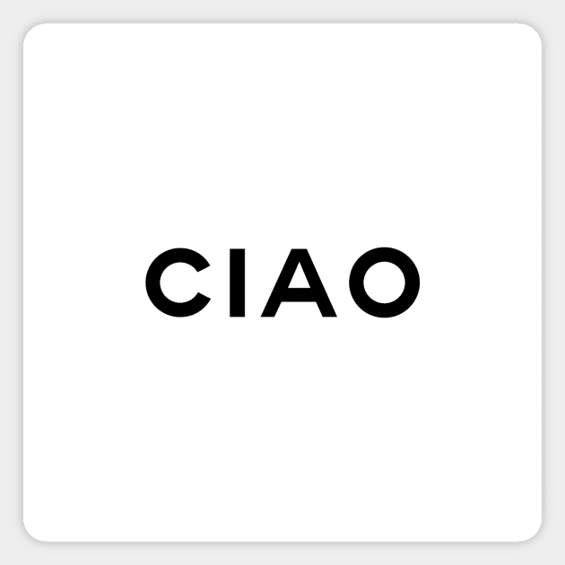 Ciao Couture Style Font Magnet by TeeTime